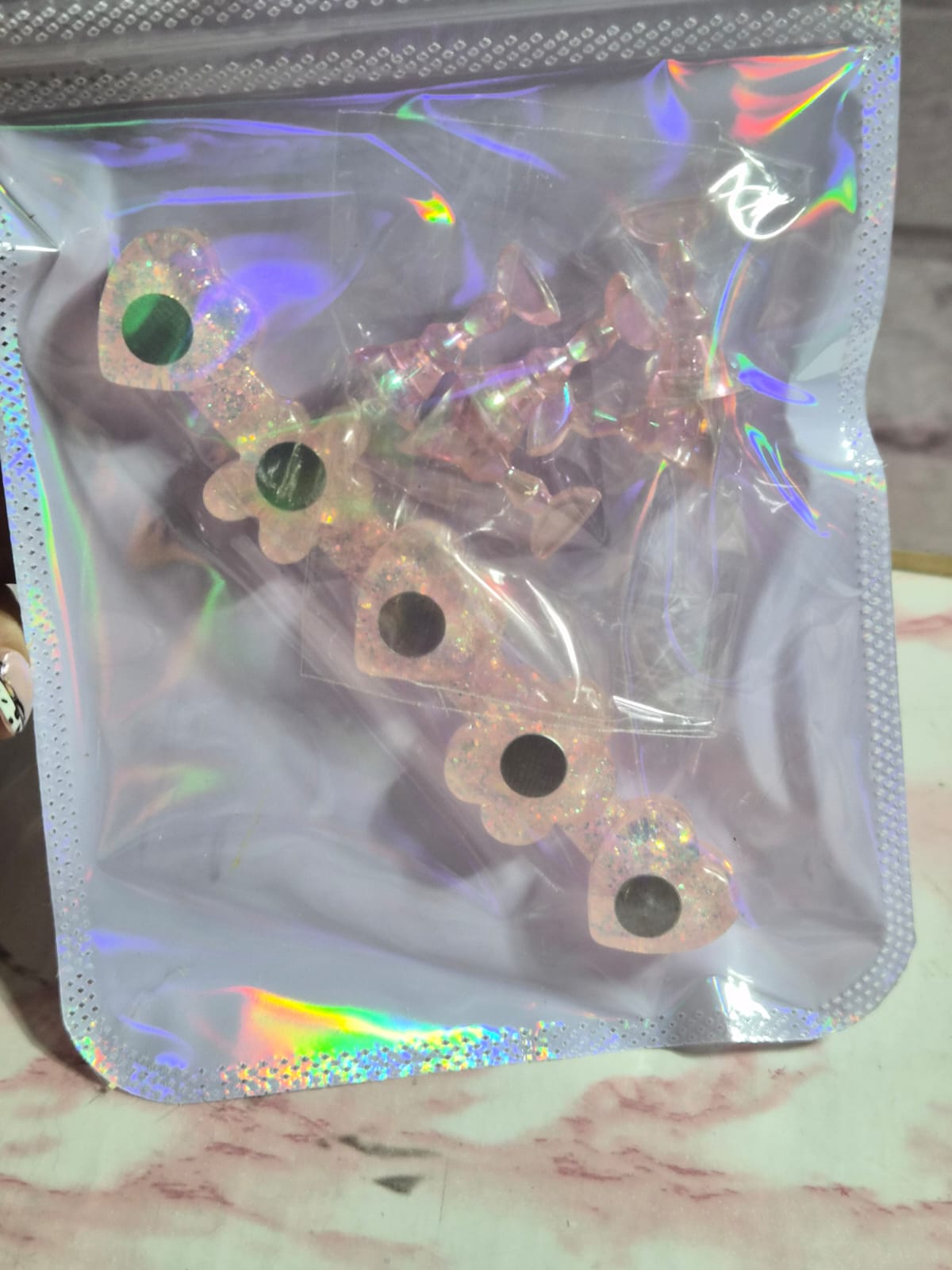 Set de soporte o exhibidor de uñas