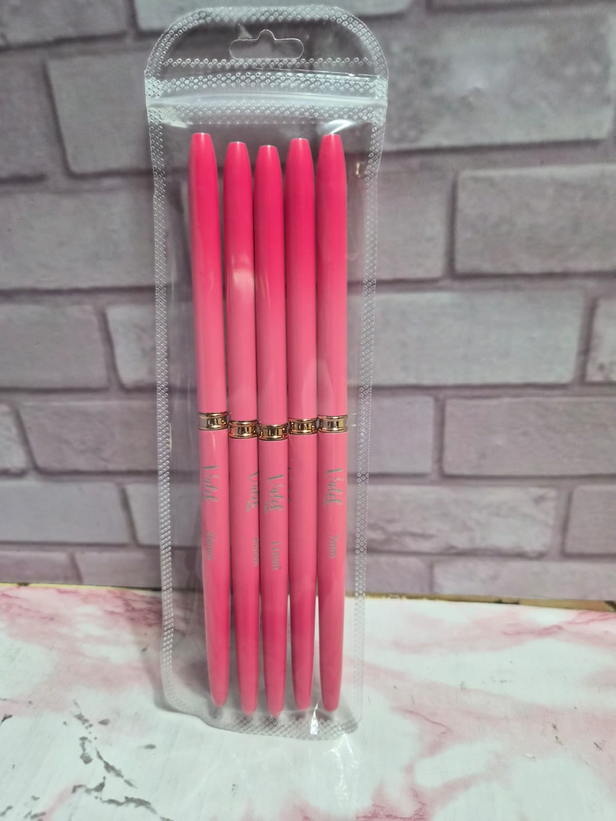 Pinceles liner x5 para decoración