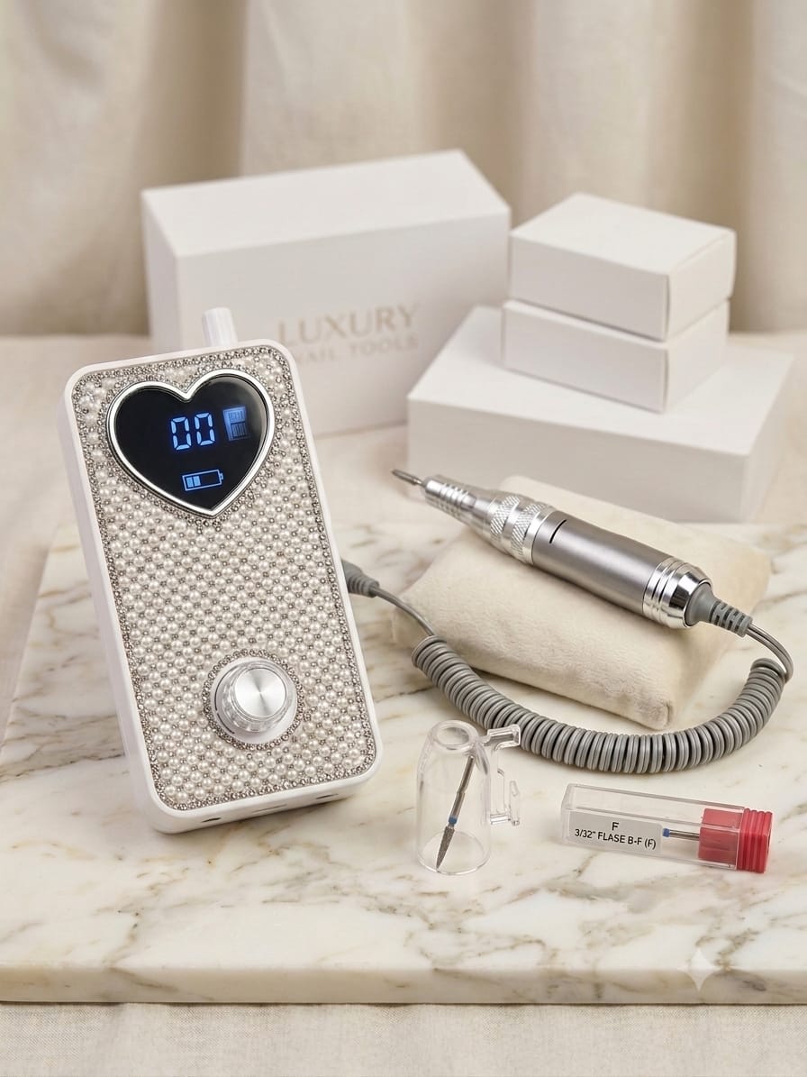 Torno eléctrico para manicura y pedicura de pierdas
