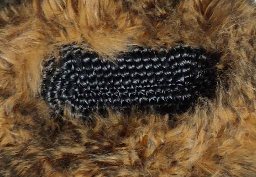 Bolso de mano peluche 