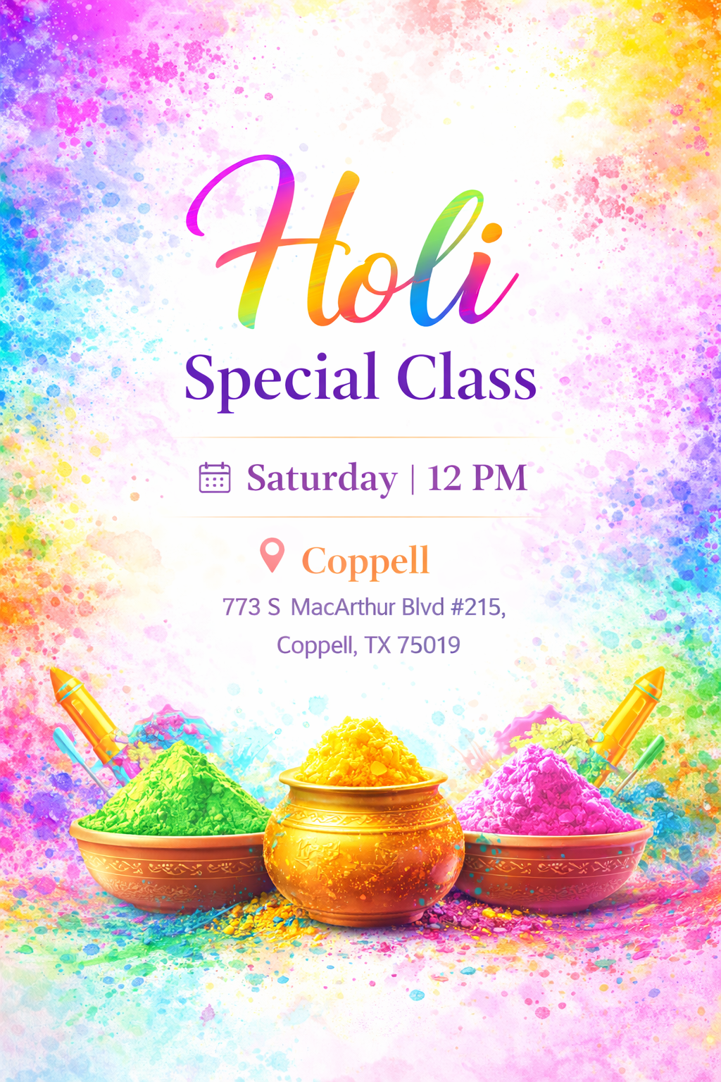 Holi Special Class