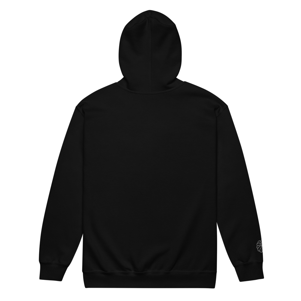 black zip hoodie léger PCM