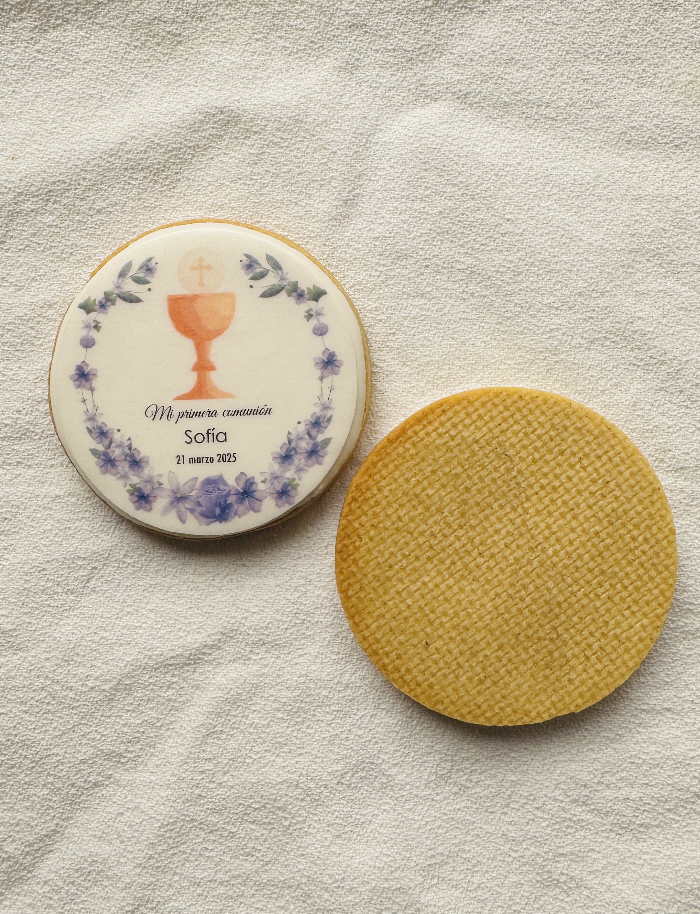 Galletas con impresión comestible