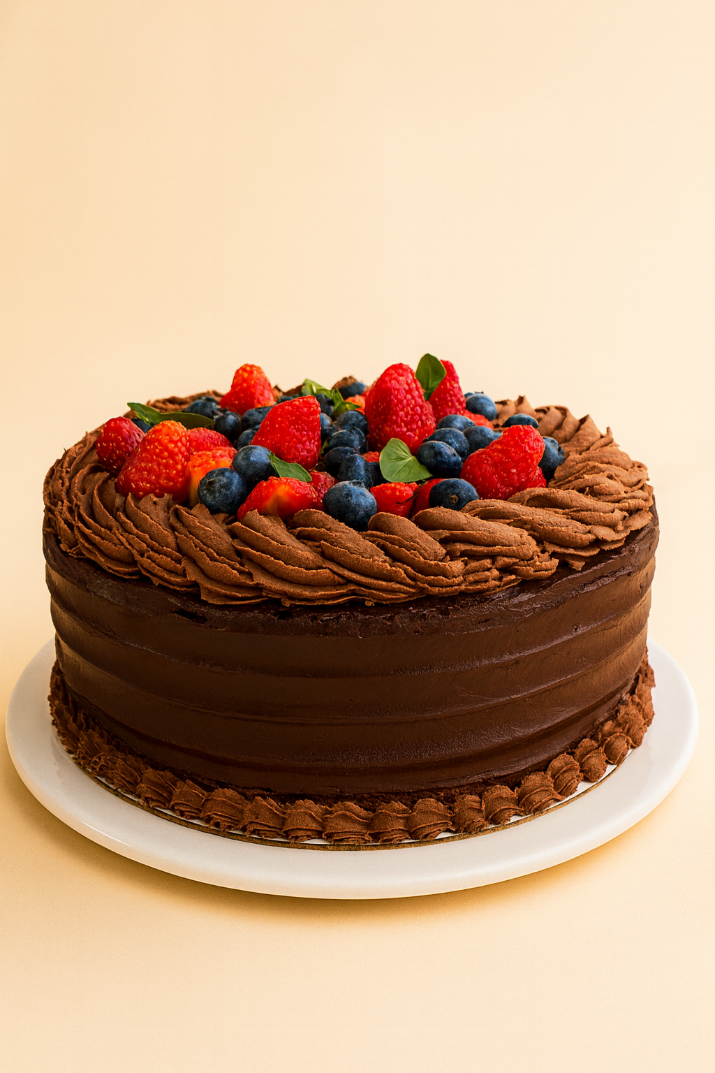 Chocolate con frutos rojos