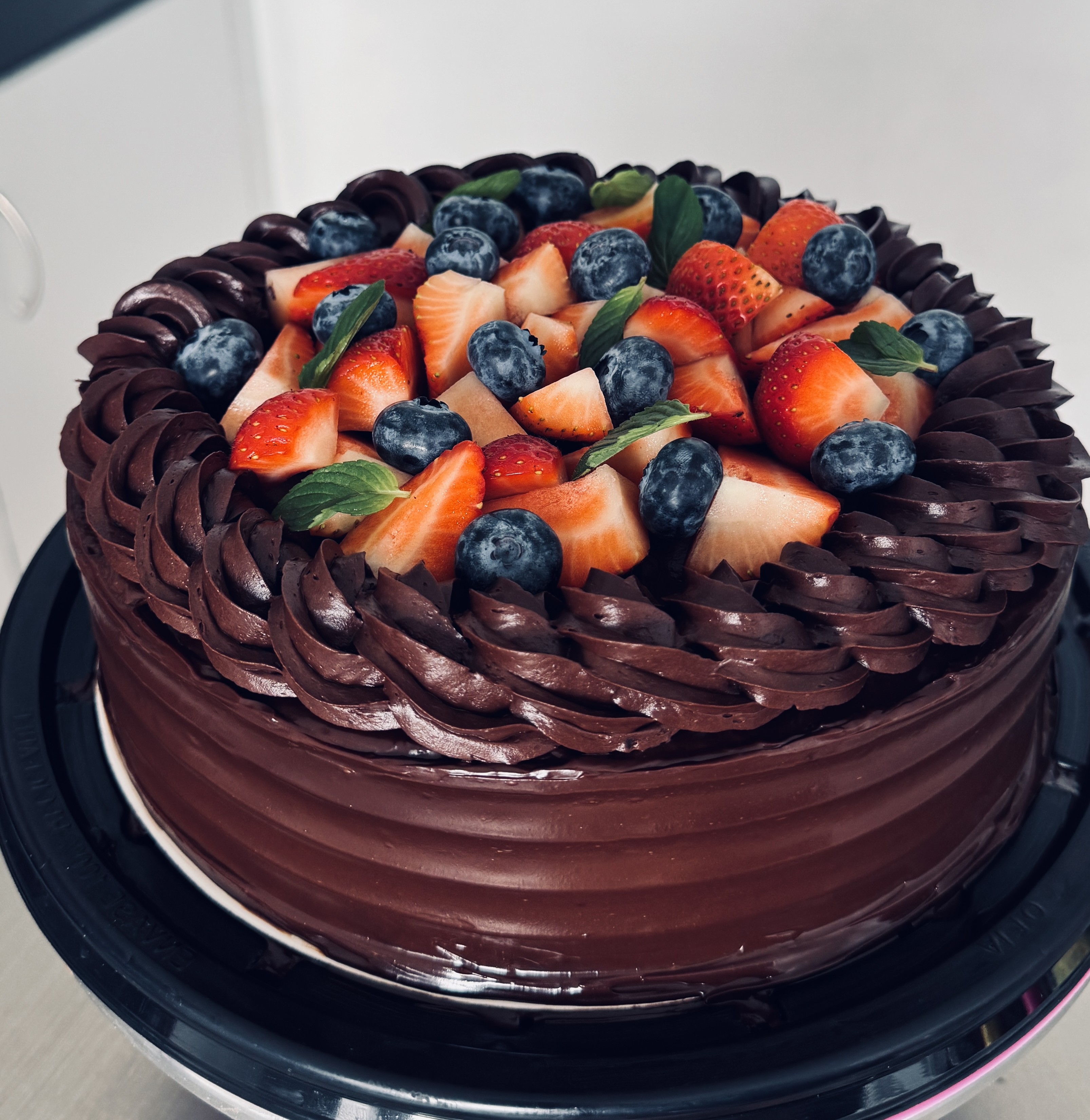 Chocolate con frutos rojos