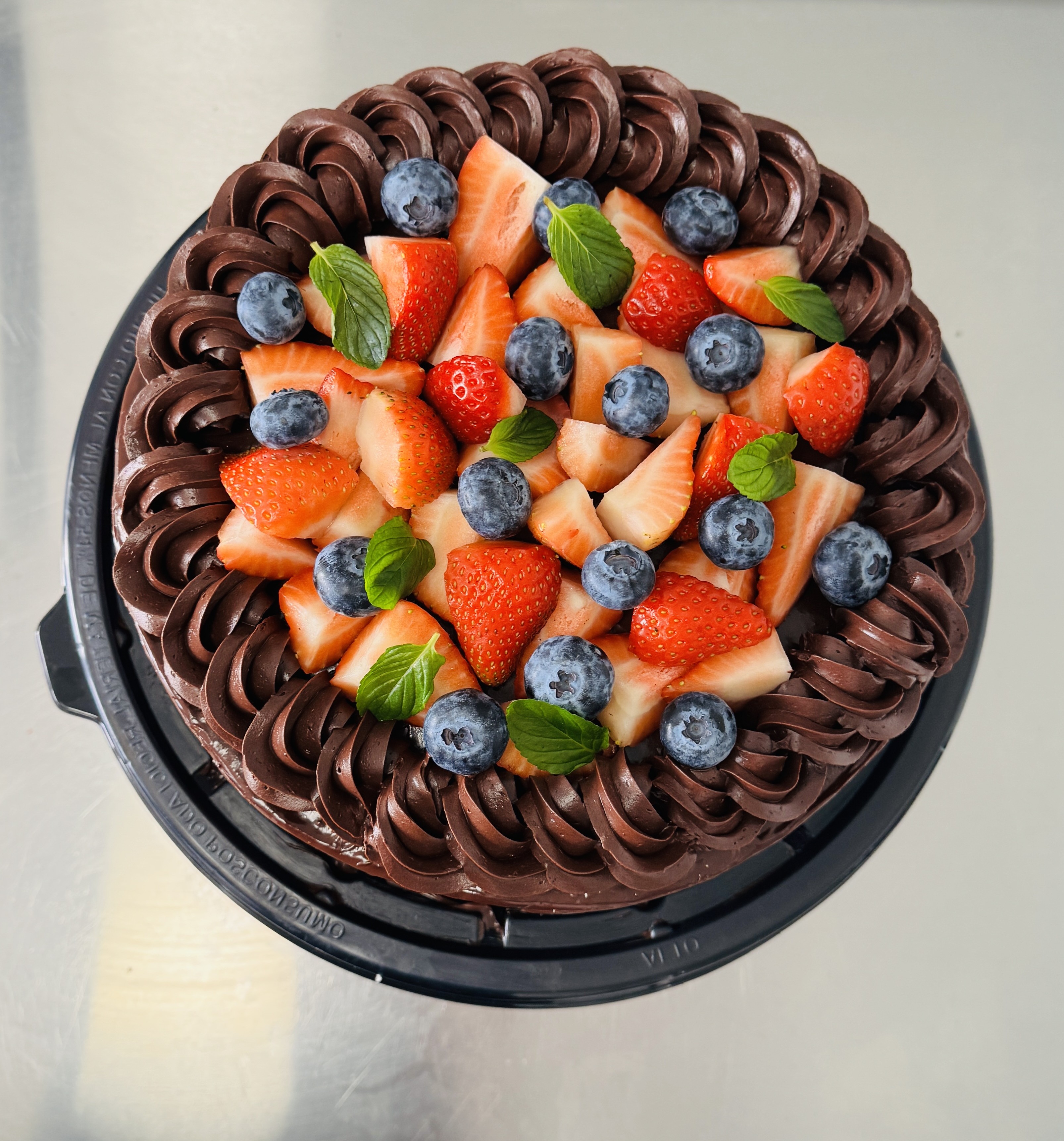 Chocolate con frutos rojos