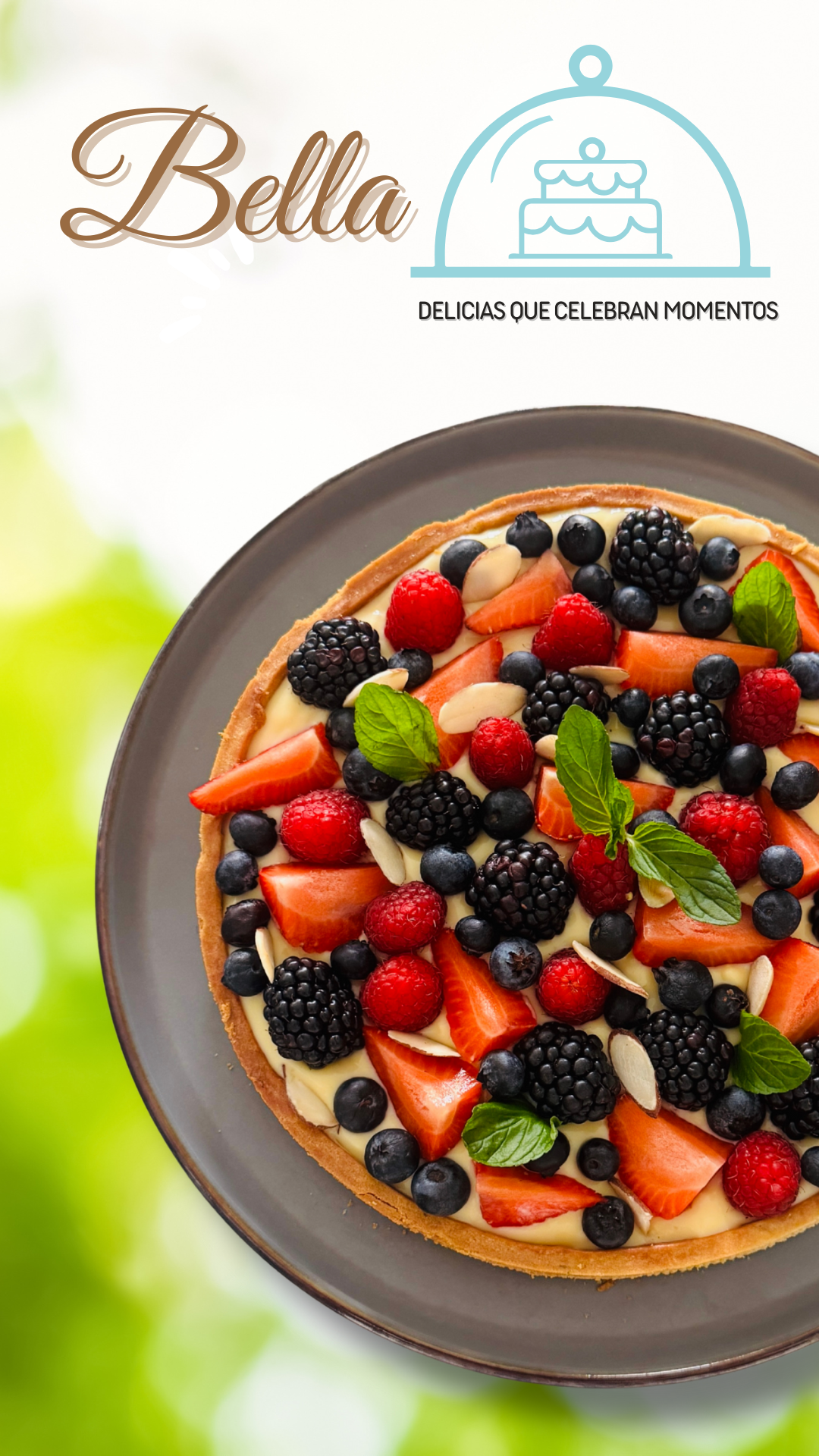 Tarta de crema pastelera