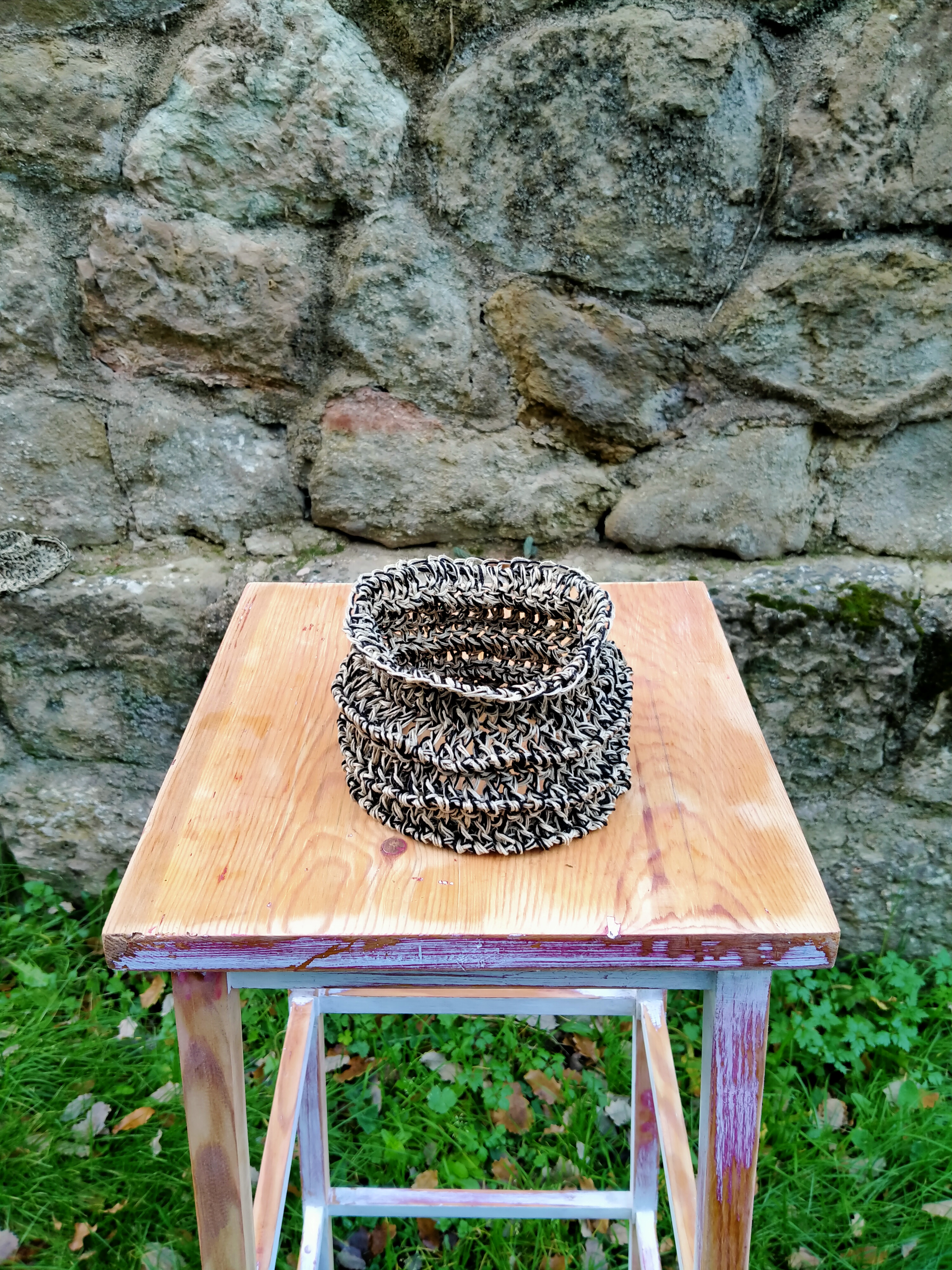 Four sculptural forms set