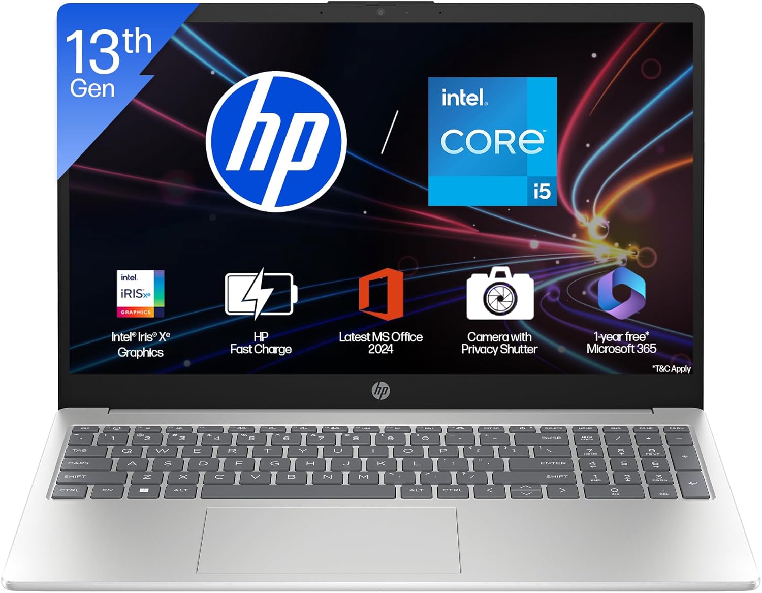 HP Laptop 15s, 13th Gen Intel Core i5