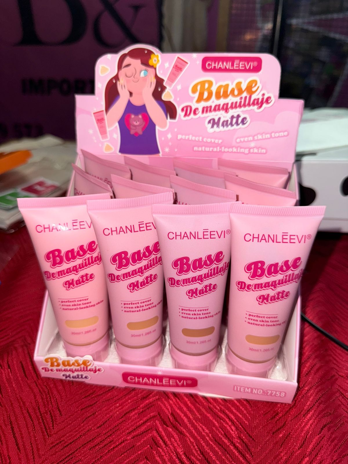 Base de Maquillaje Matte CHANLEEVI