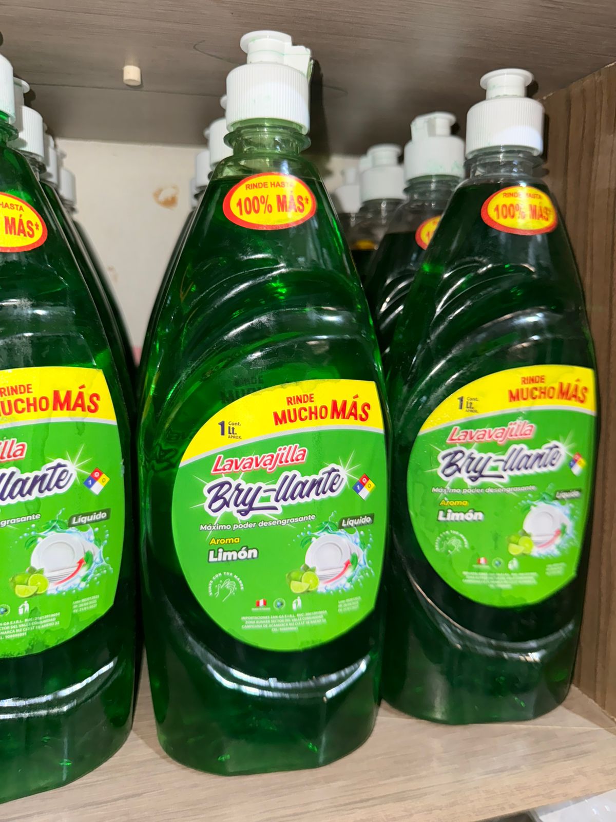 Lavavajilla Brillante Limón 1L
