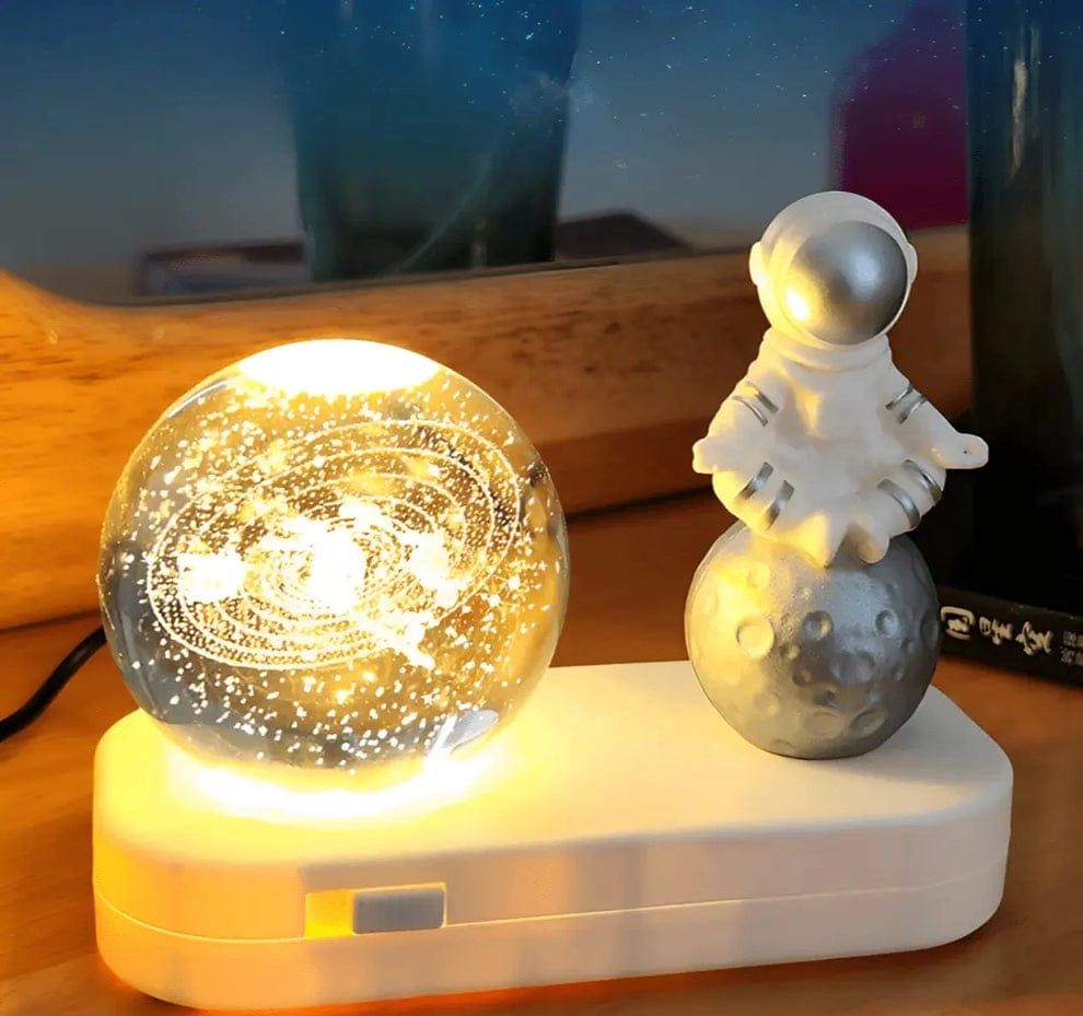 Lámpara Astronauta y Sistema Solar