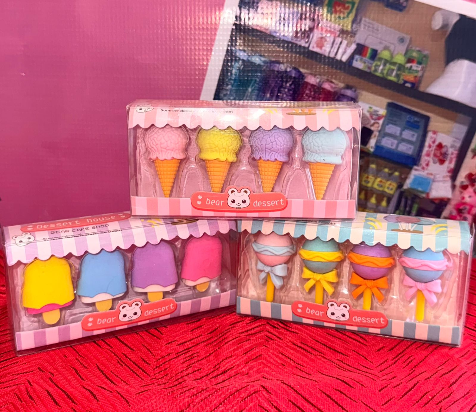 Set de borradores kawai