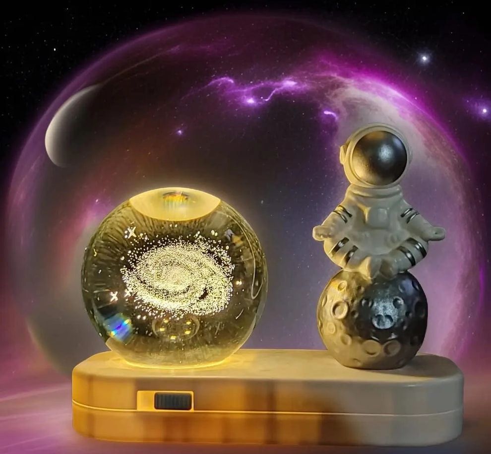Lámpara Astronauta y Sistema Solar