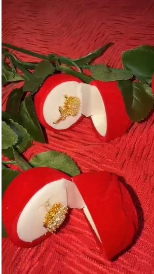 ROSAS ETERNA CON ANILLO GIRATORIO 