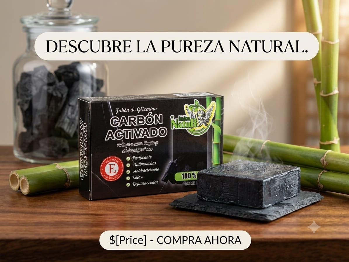 Jabón de Carbón Activado