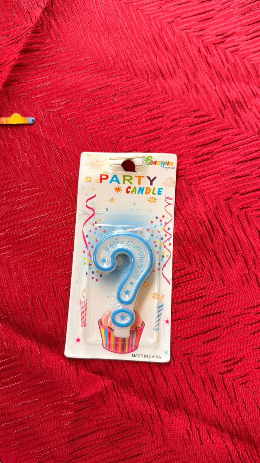 velas de cumpleaños