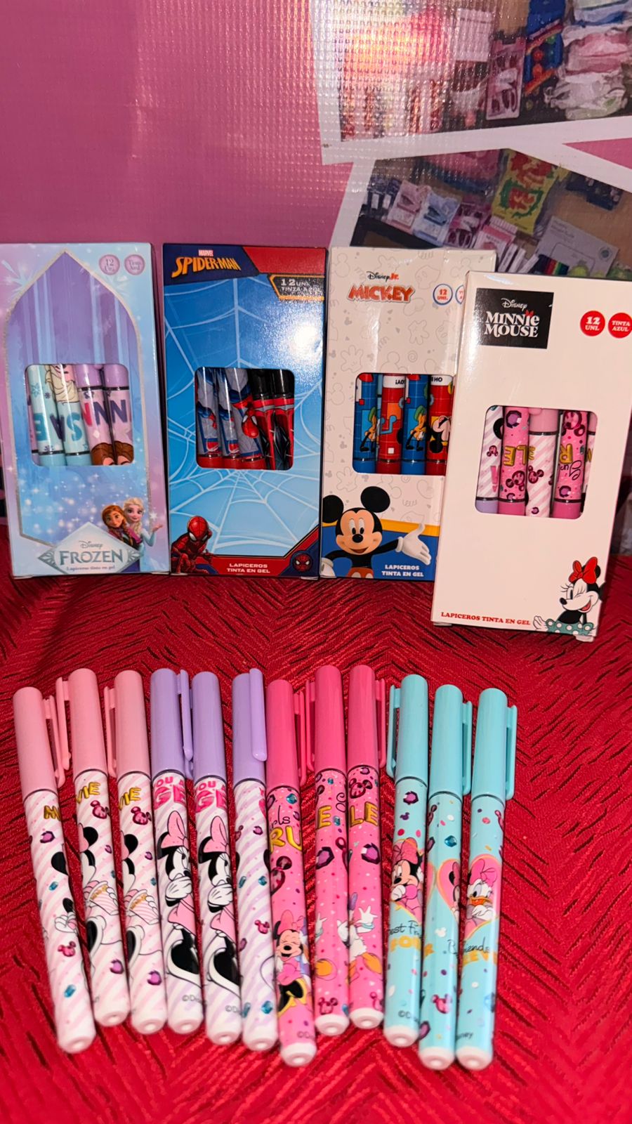 LAPICEROS DISNEY GEL