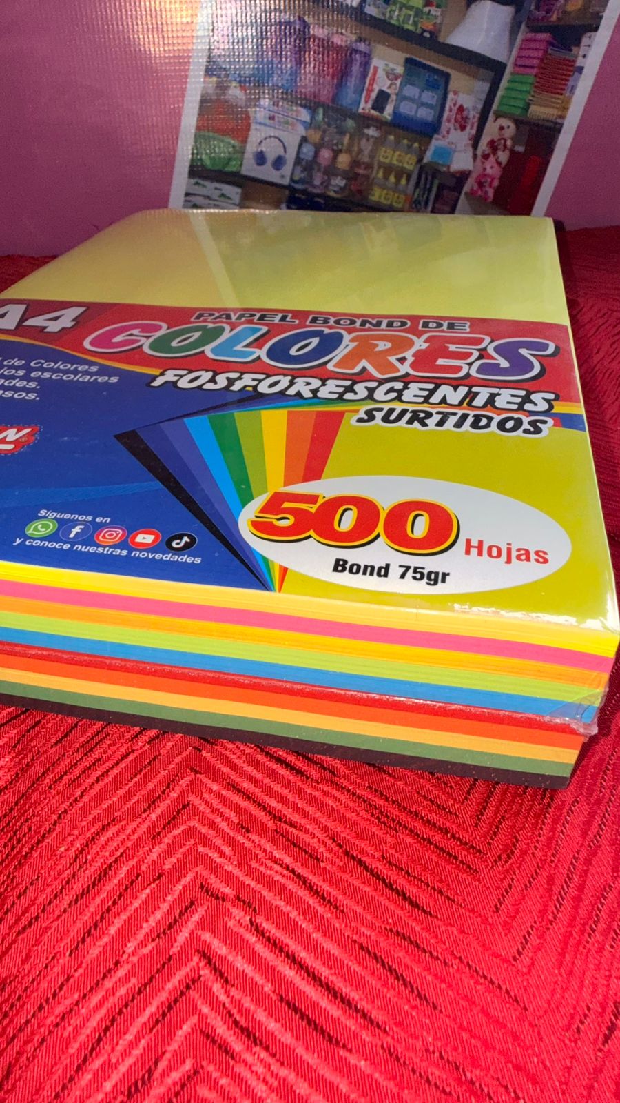 Papel Bond de Colores A4