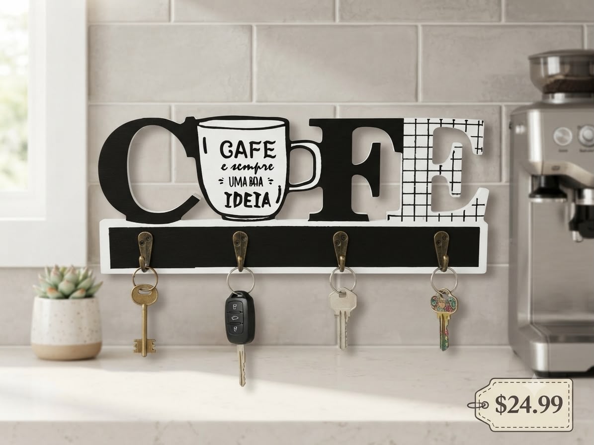 Organizador de llaves CAFÉ
