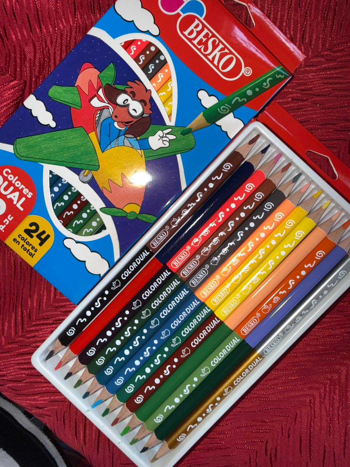 Lápices de colores BESKO DUAL