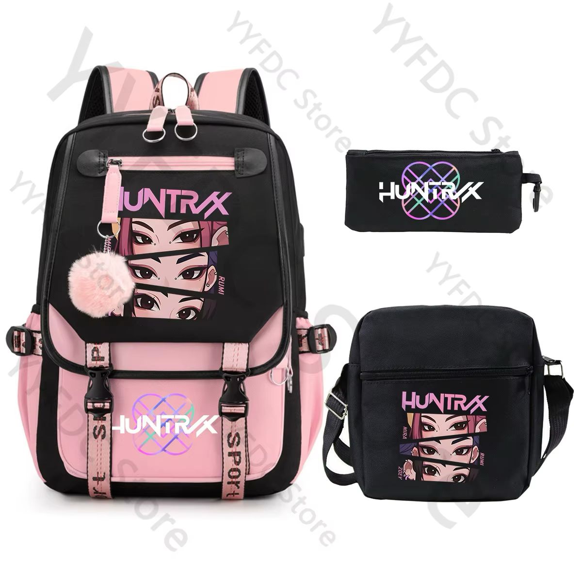 Set de Mochila KPOP Demon Hunters