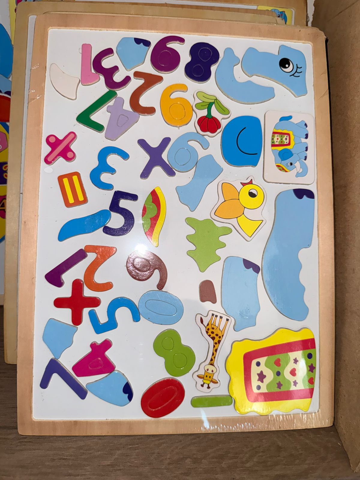 Rompecabezas de Números y Animales