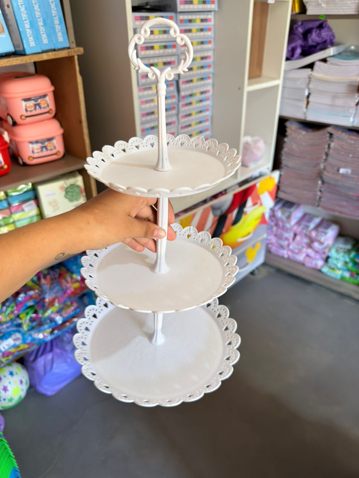 PORTABOCADITOS de tres niveles