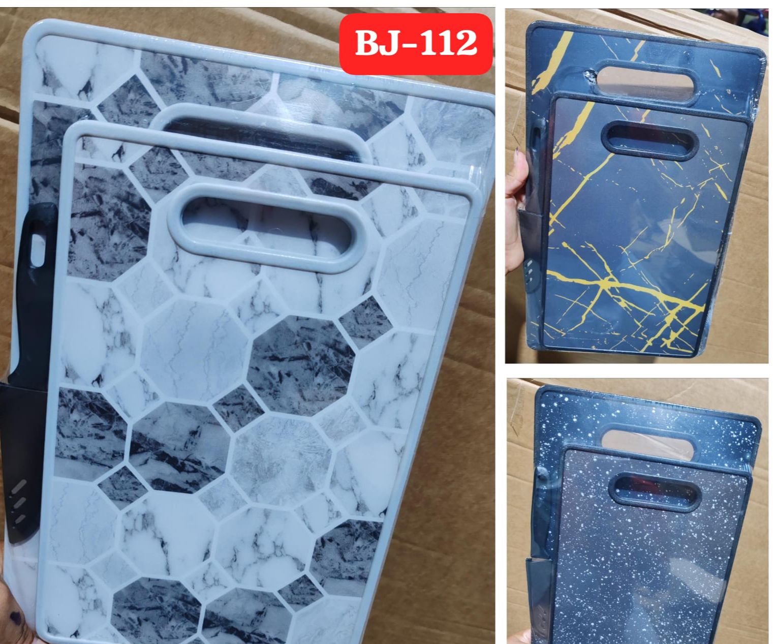 Tabla de cortar de diseño mármol