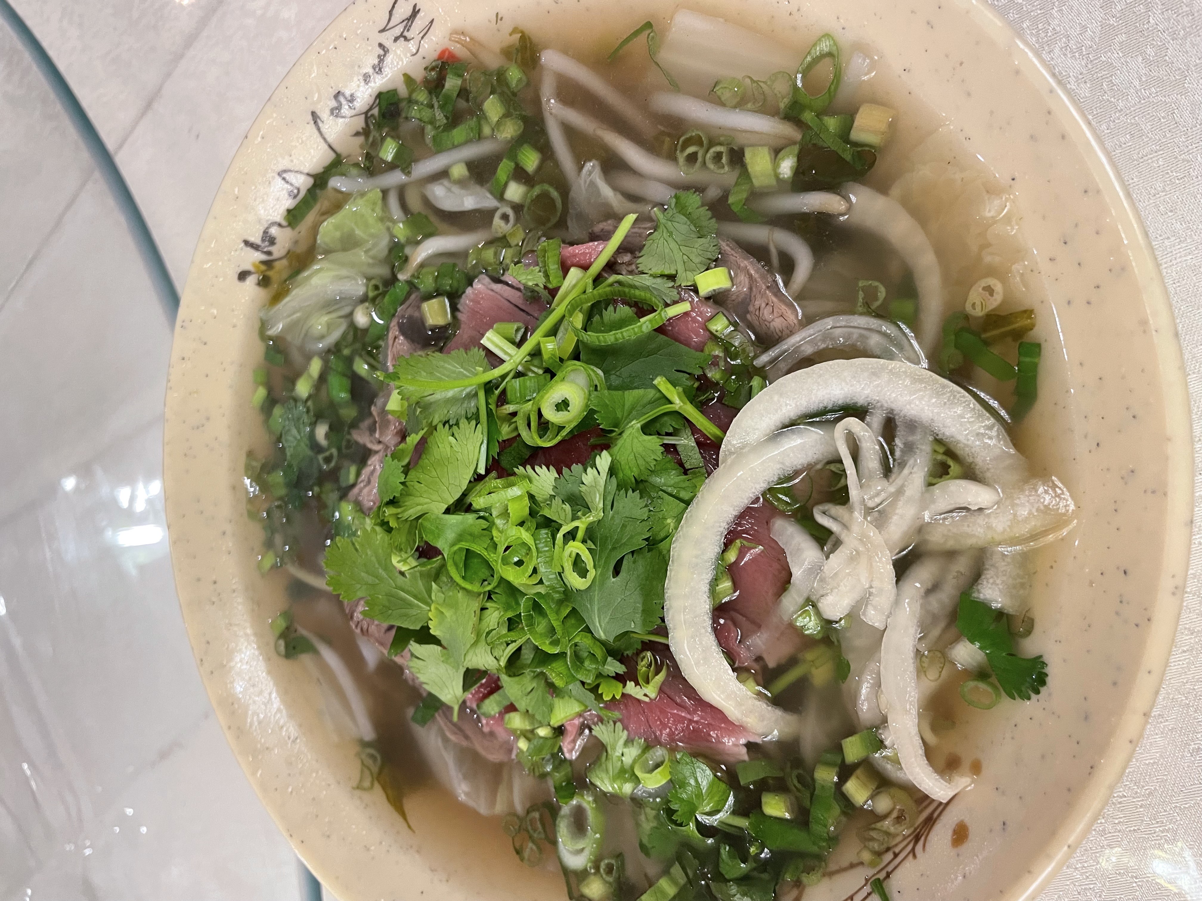 S2  Soupe Pho aux boulettes de boeuf et au boeuf