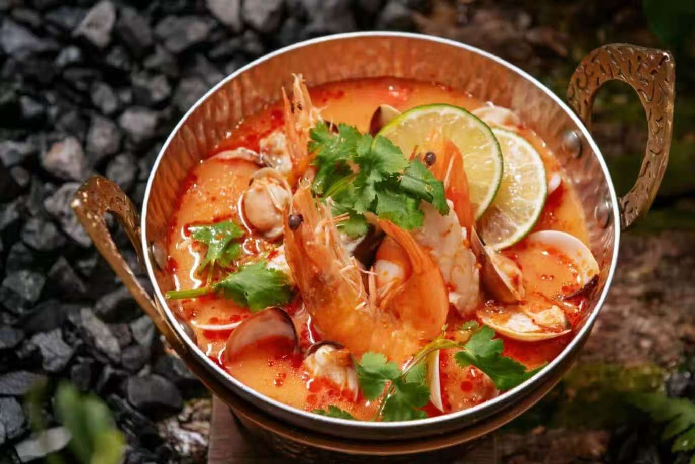 T1 Soupe de crevettes à la citronnelle