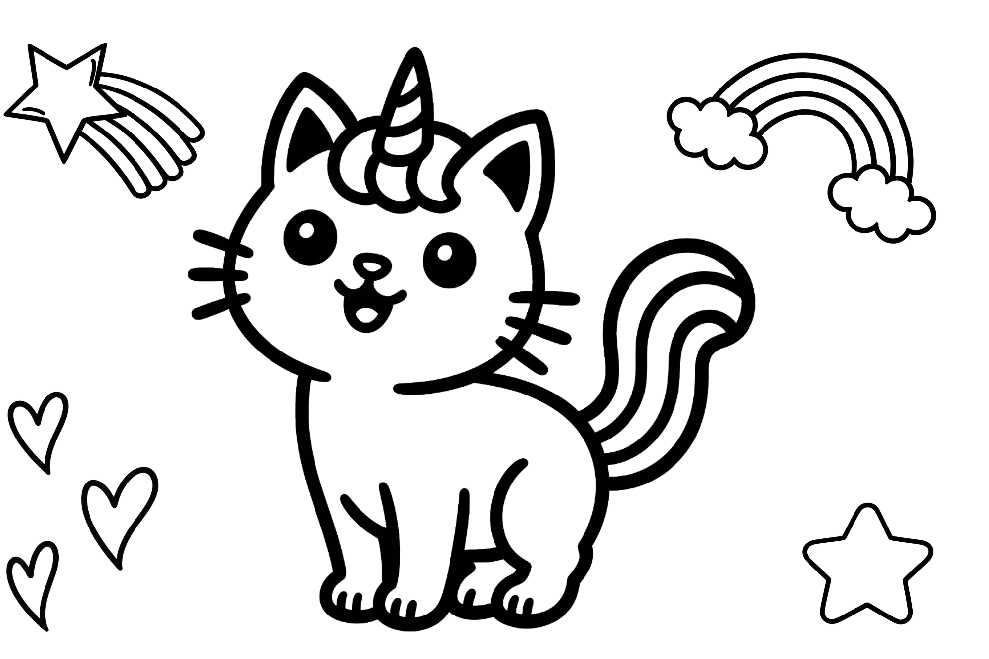 Unicorn Cat Canvas 2