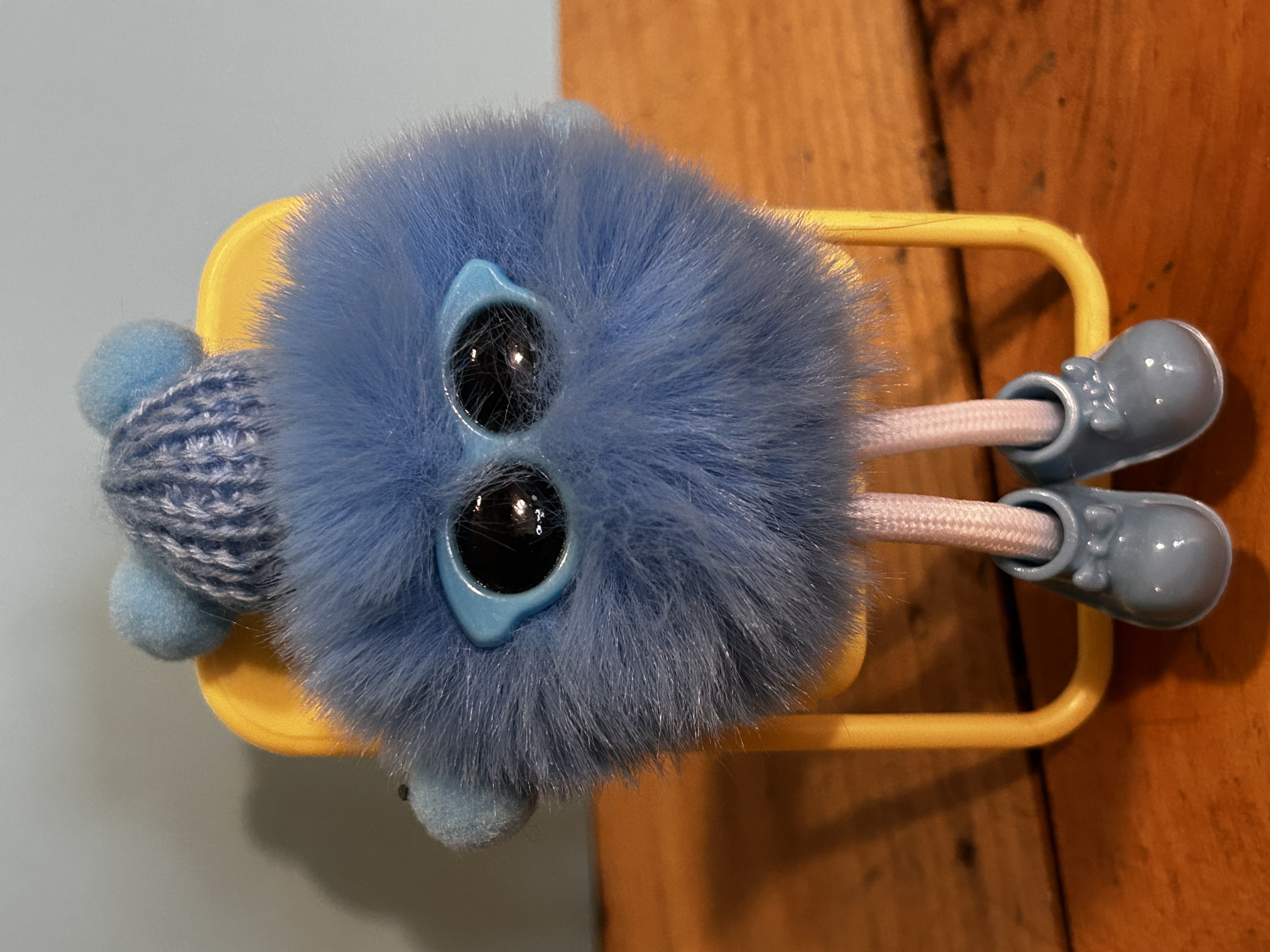 Fluffy Blue Cuddlebeast