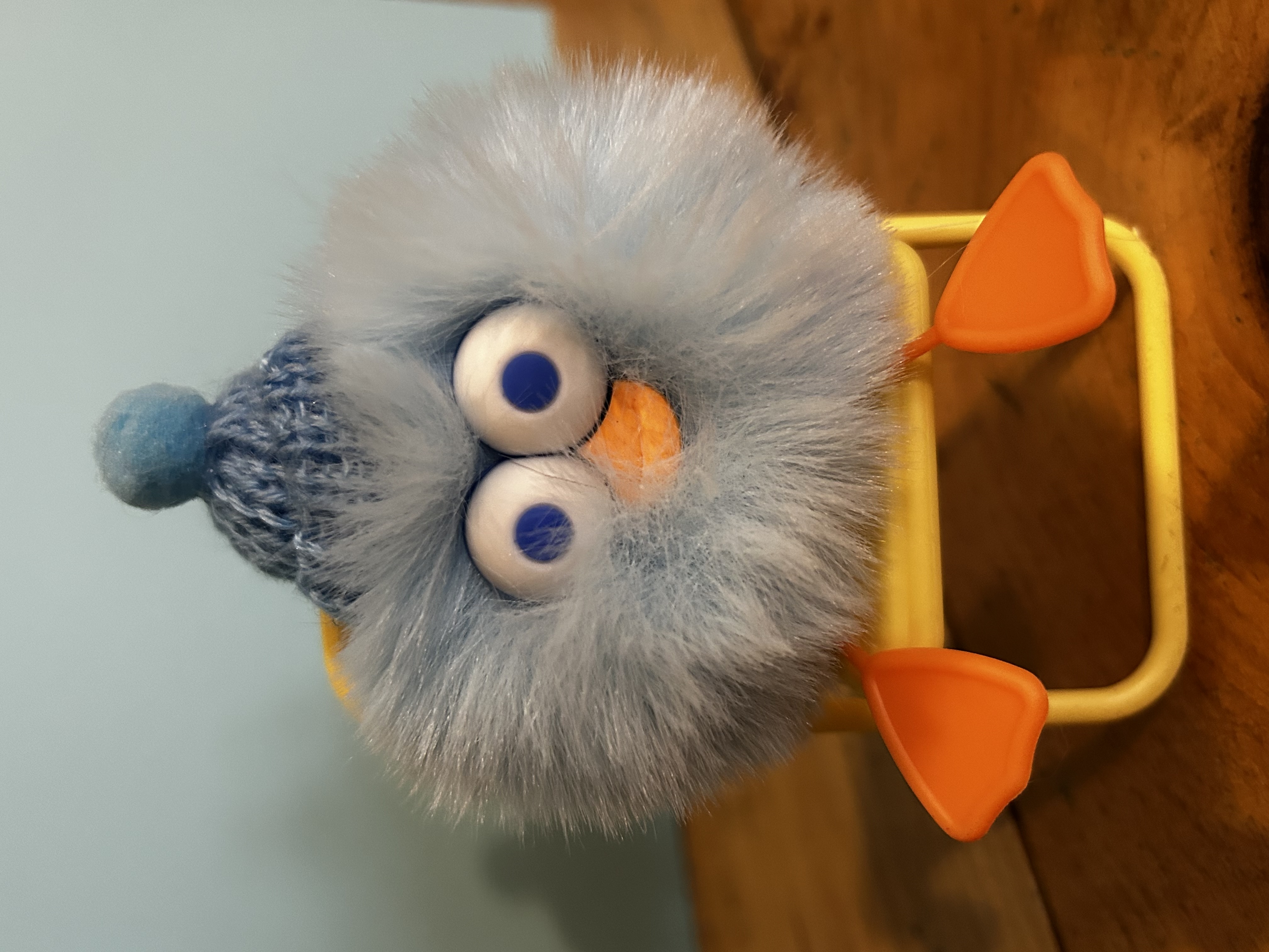 Fluffy Baby Blue Chickibeast