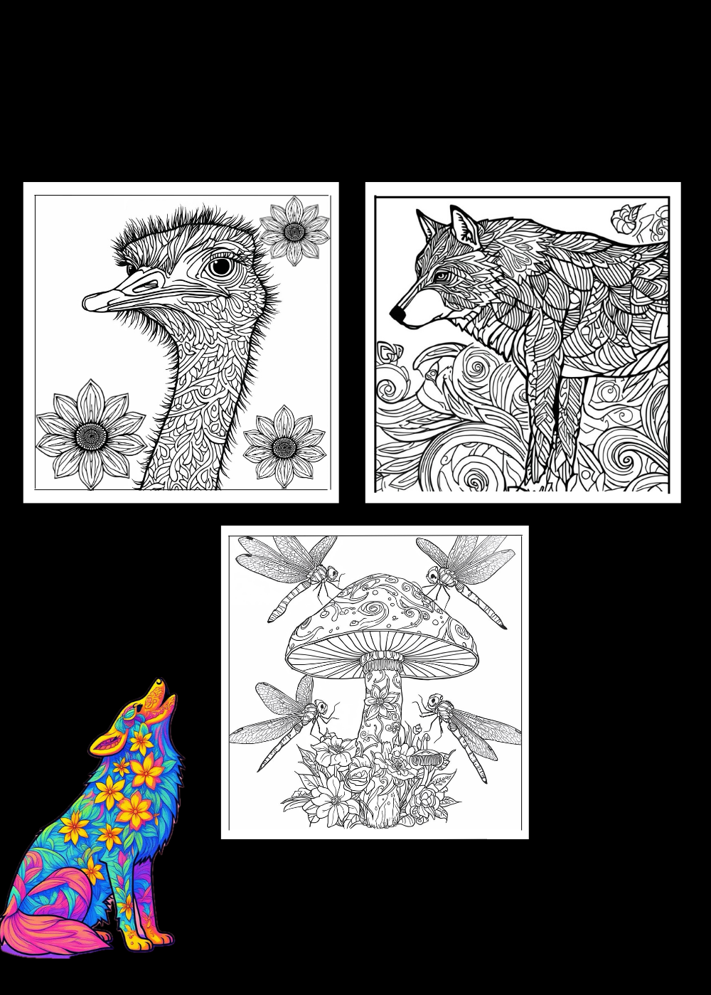 Spirit Animals Coloring Book