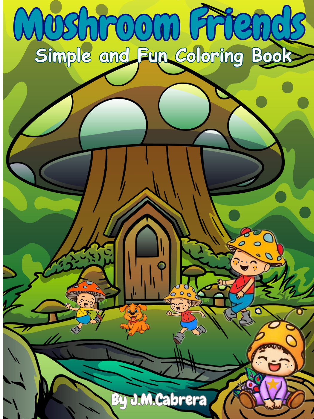 Mushroom Friends Coloring Book