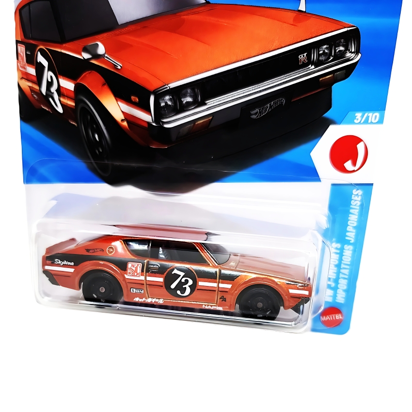 Hot Wheels Nissan Skyline 2000 GT-R (Orange) – 2026 Mainline Die-Cast – 1:64 Scale JDM Legend – #84 Collector Edition – Best Gift for Hot Wheels & Nissan Fans