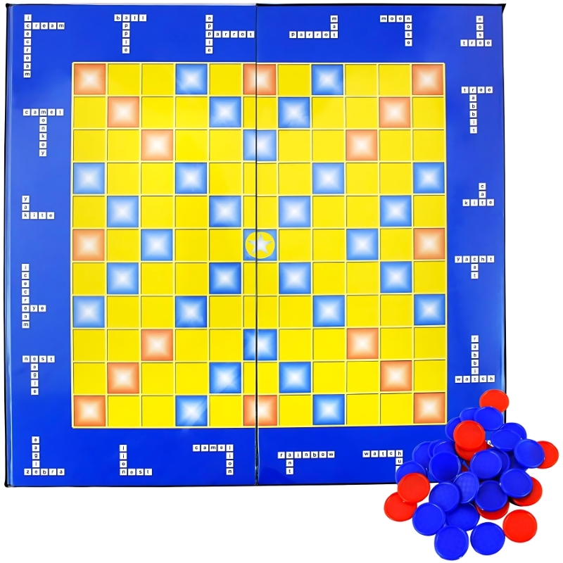 Ekta Spellex Junior Word Board Game – Educational Spelling & Vocabulary Building Game for Kids – Crossword Style Learning Toy – For 2-4 Players – Ages 5 to 10 Years