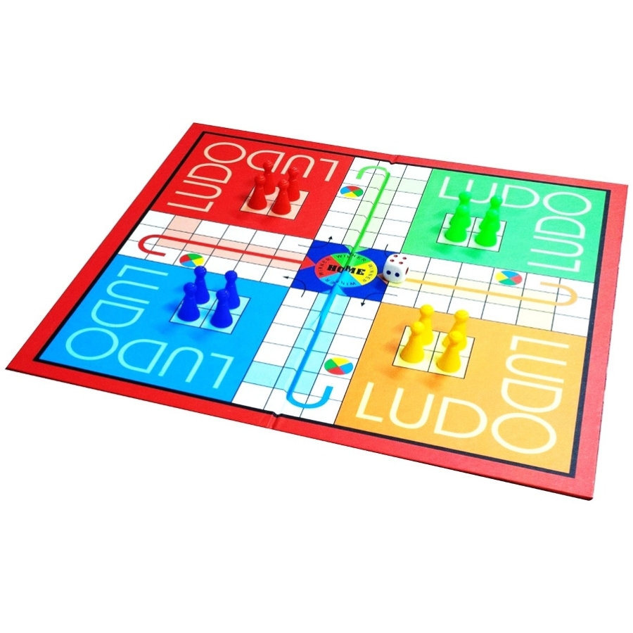Ekta 4-in-1 Family Board Games Set - Includes Classic Chess, Traditional Ludo, Snakes & Ladders, and Tambola - Ultimate Indoor Family Game Night Collection - Premium Gift Set for All Ages