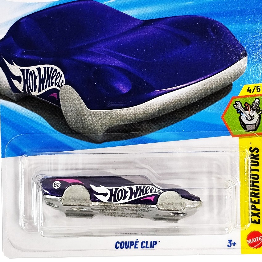 Hot Wheels 2026 Coupé Clip (Purple) – #93/250 Experimotors Series 4/5 – Sleek All-Metal Keychain Casting – Special Feature Die-Cast – Collector’s Edition