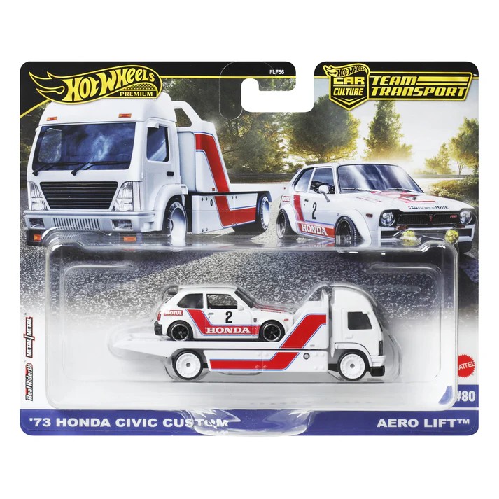 Hot Wheels '73 Honda Civic Custom & Aero Lift