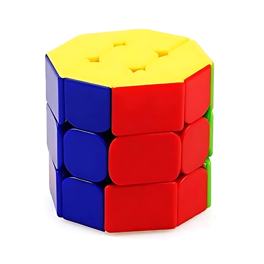 Zuurvi® 3x3 Octagon Barrel Cube – Professional Shape-Shifting Speed Cube – Smooth Turning Magic Column Puzzle – Brain Teaser Toy for Kids & Adults – Stress Relief & Focus