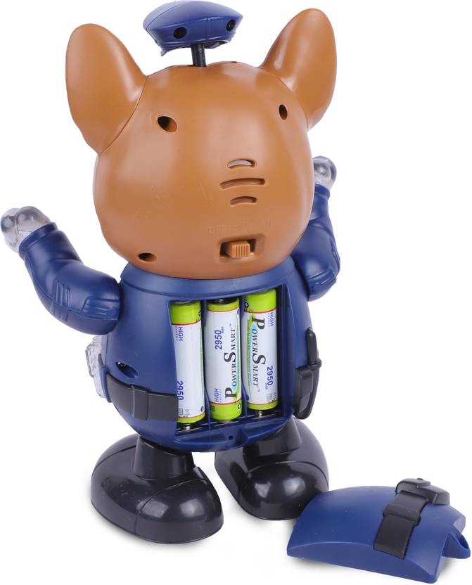 Dancing Police Dog Toy for Toddlers – Musical Walking Puppy with Hand-Flapping & Side-to-Side Movement – Light-Up Hero Dog Toy with Music for Boys & Girls Ages 2+