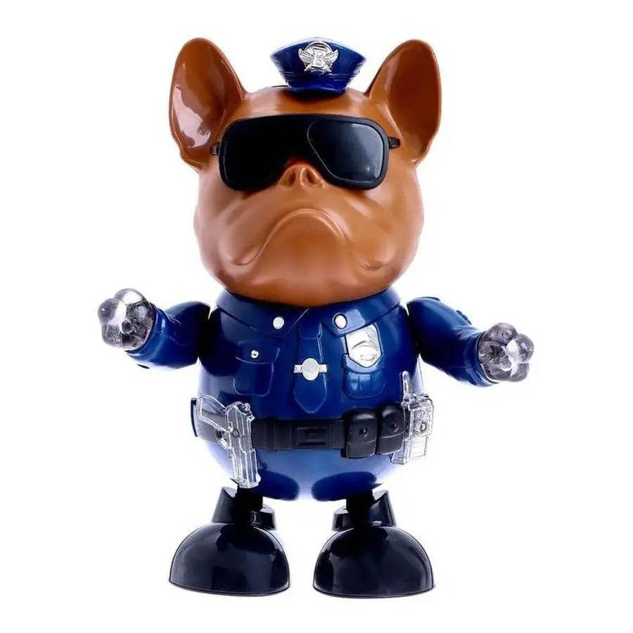 Dancing Police Dog Toy for Toddlers – Musical Walking Puppy with Hand-Flapping & Side-to-Side Movement – Light-Up Hero Dog Toy with Music for Boys & Girls Ages 2+