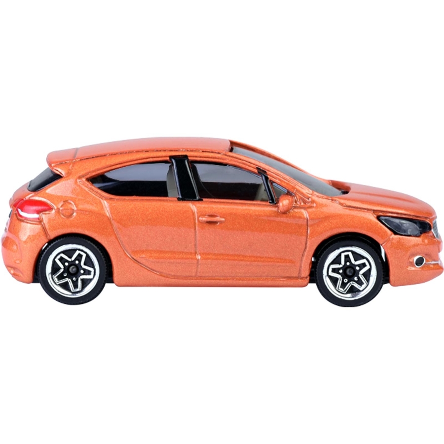 Majorette Citroen DS4 Diecast Orange – 1:64 Scale Street Cars Series – Official Citroen Licensed Toy Car with Suspension & Opening Doors