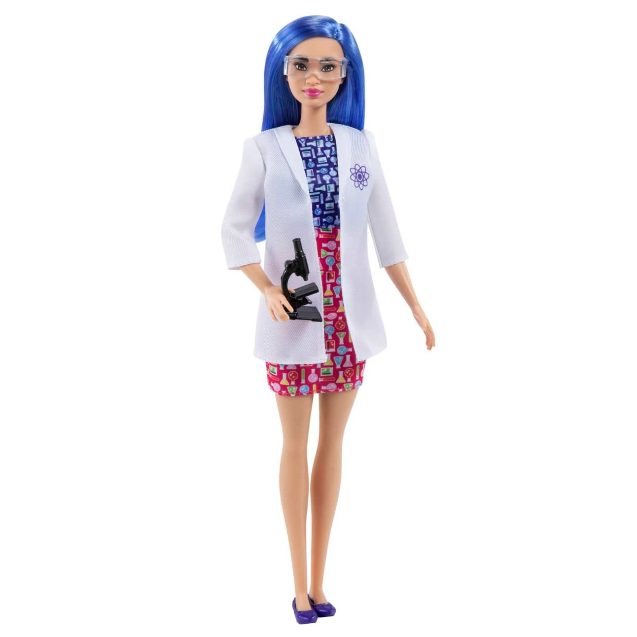 Barbie Scientist Doll - 12-Inch STEM Career Fashion Doll with Microscope & Lab Coat - Official Mattel Barbie Science Toy