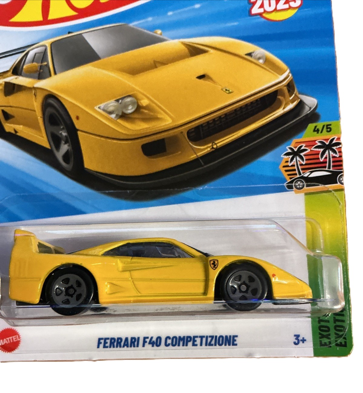 Hot Wheels 2025 Ferrari F40 Competizion Yellow