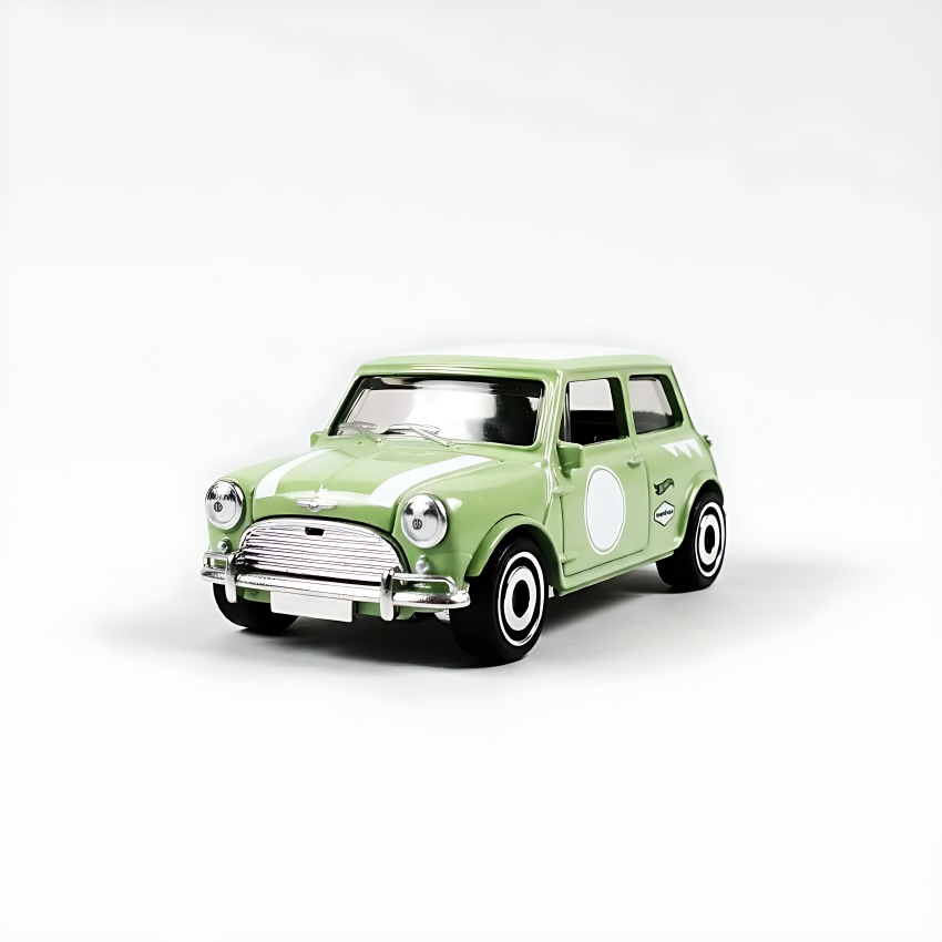 Hot Wheels Austin Mini Cooper S – 2026 New Model – Then and Now Series 1/10 – 1:64 Scale Mint Green Die-Cast British Icon – Case C/D #71/250 – Best Gift for Hot Wheels Collectors