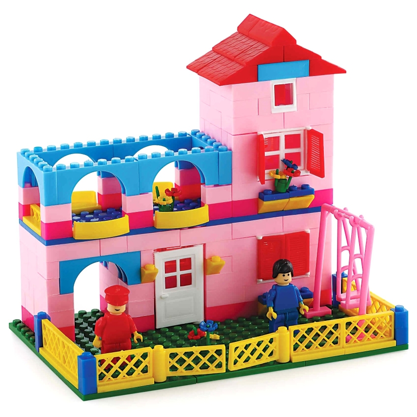 Peacock Dream House Building Block Set – 360 Piece Premium Interlocking Blocks – STEM Educational Construction Toy for Kids – DIY Villa & Home Design Kit – Ages 6+ Years
