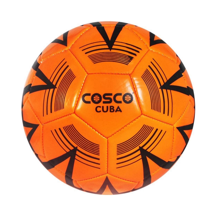 Cosco Cuba Football Size 5 – Durable Machine Stitched PVC Outer – 32-Panel Training Soccer Ball – High Rebound Latex Bladder – Perfect for Recreational Play & Beginners (Pack of 1)